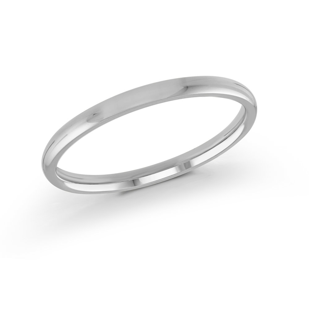 White Gold Men's Ring Size 2mm (J-217-02WG)